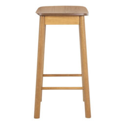 Furniture To Go Barlow Bar Table In Matt Oak Included 2 Barlow Bar Stool Without Back In Matt Oak - thumbnail 6