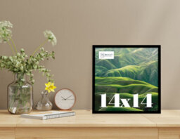 14X14 Black Picture Frame (35.6 X 35.6Cm) Poster, Photo, Artwork, Gallery Wall Or Print - thumbnail 2