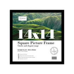 14X14 Black Picture Frame (35.6 X 35.6Cm) Poster, Photo, Artwork, Gallery Wall Or Print - thumbnail 1