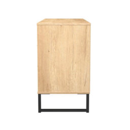 Beijing 6 Drawer Midi Chest Of Drawers In Nebraska Oak (Ready Assembled) - thumbnail 3