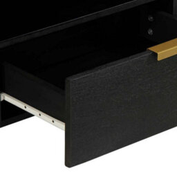 Berkfield Tv Cabinet Black 80X33X46 Cm Engineered Wood - thumbnail 8