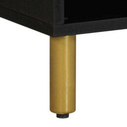 Berkfield Tv Cabinet Black 80X33X46 Cm Engineered Wood - thumbnail 9