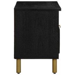 Berkfield Tv Cabinet Black 80X33X46 Cm Engineered Wood - thumbnail 4