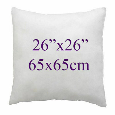 CHILIMILII Duck Feather & Down Cushion Pads Inner Inserts Scatter Deep Filled Plump Cushions 26X26''