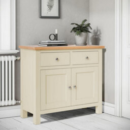 Farro Cream Small Sideboard Fully Assembled - By Roseland Furniture - thumbnail 3