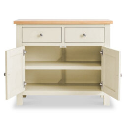 Farro Cream Small Sideboard Fully Assembled - By Roseland Furniture - thumbnail 4