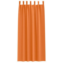 Berkfield Modern Curtains 2 Pcs Bright Orange 245 X 140 Cm Polyester - thumbnail 4