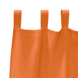 Berkfield Modern Curtains 2 Pcs Bright Orange 245 X 140 Cm Polyester - thumbnail 5