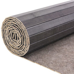 Berkfield Room Divider Bamboo Grey 250X165 Cm - thumbnail 3