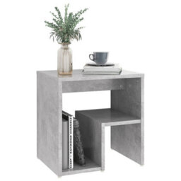 Vidaxl Bed Cabinet Concrete Grey 40X30X40 Cm Engineered Wood Bed Cabinets - thumbnail 5