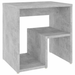 Vidaxl Bed Cabinet Concrete Grey 40X30X40 Cm Engineered Wood Bed Cabinets - thumbnail 2