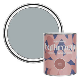 Rust-Oleum Mineral Grey Satin Bathroom Wood & Cabinet Paint 750Ml - thumbnail 1