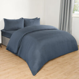 Ohs 2 X Pack Of Housewife Pair Pillowcases Set, Denim Blue -  50 X 75Cm - thumbnail 5