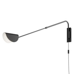 Luminosa Lighting Luminosa Maytoni Mollis Modern Wall Lamp Black G9 - thumbnail 3