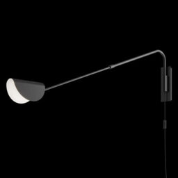 Luminosa Lighting Luminosa Maytoni Mollis Modern Wall Lamp Black G9 - thumbnail 2
