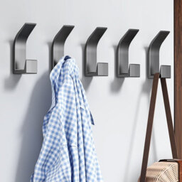 Creative Clothes Hook Without Drilling, Wall Hook For Wardrobe, Coat Rack, Bathroom Towel Hook - thumbnail 3