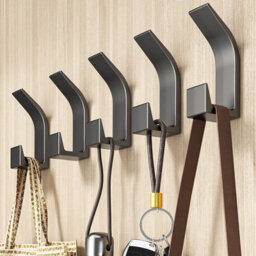 Creative Clothes Hook Without Drilling, Wall Hook For Wardrobe, Coat Rack, Bathroom Towel Hook - thumbnail 2