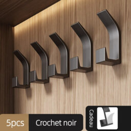 Creative Clothes Hook Without Drilling, Wall Hook For Wardrobe, Coat Rack, Bathroom Towel Hook - thumbnail 5