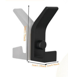 Creative Clothes Hook Without Drilling, Wall Hook For Wardrobe, Coat Rack, Bathroom Towel Hook - thumbnail 6