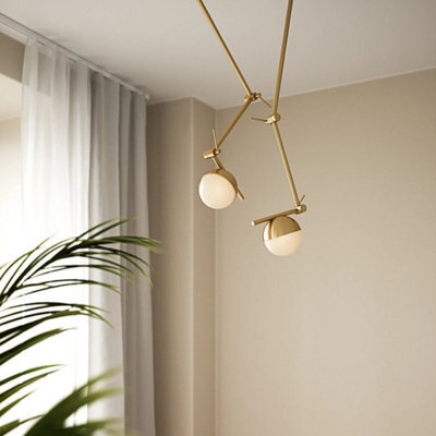 Nordlux Contina Metal Wall Light  Brass,plug In Or Mains - image 1