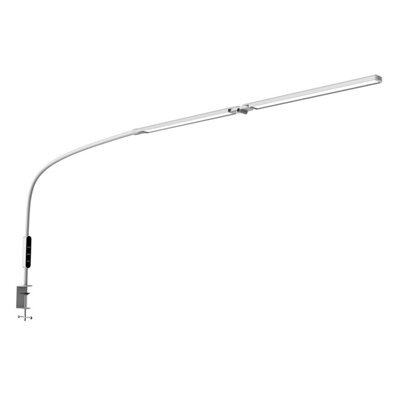 Purelite Astra Twin Long Reach Clamp-On Led Task Lamp Twin Head 1600 Lumens - image 1