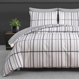 Lazzaro Alston Single Duvet Cover Set Reversible Quilt Cover With Zipper Closure - thumbnail 2