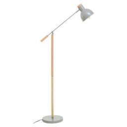 Orsina Matte Grey Floor Lamp, Adjustable Height Office Lamp, Easy-To-Use Lamp Floor, Focused Lighting Bedroom Lamp - thumbnail 1