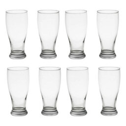 Queensway Home and Dining Set Of 4 Classic 20Oz Brotto Tulip Pint Glasses Pub Style Drinking Glasses - thumbnail 7