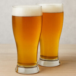 Queensway Home and Dining Set Of 4 Classic 20Oz Brotto Tulip Pint Glasses Pub Style Drinking Glasses - thumbnail 2