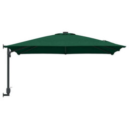 Berkfield Modern Wall-Mounted Garden Parasol Green 247 Cm - thumbnail 5