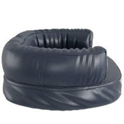 Berkfield Ergonomic Foam Dog Bed Dark Blue 75X53 Cm Faux Leather - thumbnail 5