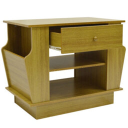Watsons Companion  Storage Side  End Table With Magazine Rack  Oak - thumbnail 2