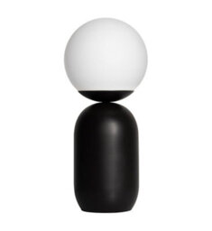 Nordlux Notti Metal Table Lamp Hand Blown Glass Black,mains - thumbnail 4