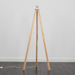 Valuelights Barbro Light Wood Tripod Floor Lamp Base - thumbnail 2