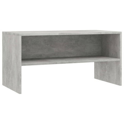 Vidaxl Tv Cabinet Concrete Grey 80X40X40 Cm Engineered Wood - image 1