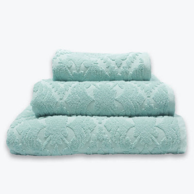 Allure Bath Fashions Country House Jacquard Bath Towel - Duckegg - image 1