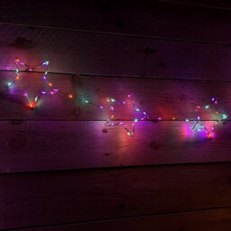 Samuel Alexander 2.6M Set Of 10 Star Curtain Lights 227 Rainbow Leds Microbrights String Lights - thumbnail 7