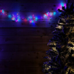 Samuel Alexander 2.6M Set Of 10 Star Curtain Lights 227 Rainbow Leds Microbrights String Lights - thumbnail 5