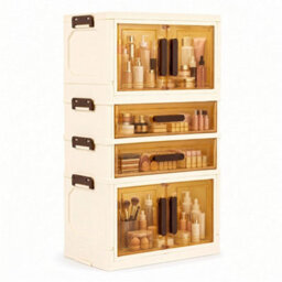 2 Door + 2 Drawers Stackable Desktop Organizer - thumbnail 1