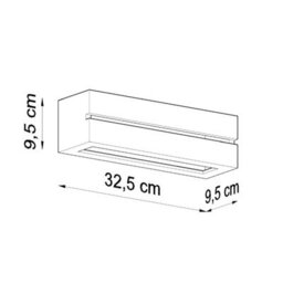 Luminosa Lighting Luminosa 1 Light Ceramic Flush Wall Light White, E27 - thumbnail 5