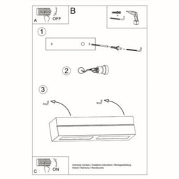 Luminosa Lighting Luminosa 1 Light Ceramic Flush Wall Light White, E27 - thumbnail 6