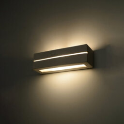 Luminosa Lighting Luminosa 1 Light Ceramic Flush Wall Light White, E27 - thumbnail 2