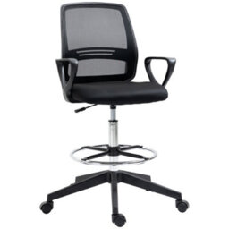 Vinsetto Draughtsman Chair Tall Office Chair With Adjustable Height - thumbnail 2