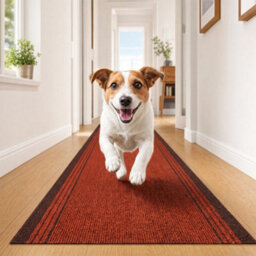 "Bravich Red Hallway Runner 66 X 760Cm (2'2"" X 25')" - thumbnail 2