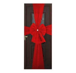 I Love Fancy Dress Large Red Christmas Door Bow Diamante Decoration - Pack Of 2 - thumbnail 5