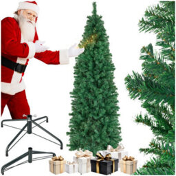 Tectake Christmas Tree Comet - Artificial Christmas Tree In Green With Lifelike Look - 180 Cm - Green - thumbnail 1