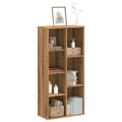 Berkfield Bookcase Artisian Oak 50X25X105 Cm Engineered Wood - image 1