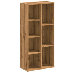 Berkfield Bookcase Artisian Oak 50X25X105 Cm Engineered Wood - thumbnail 2