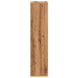 Berkfield Bookcase Artisian Oak 50X25X105 Cm Engineered Wood - thumbnail 5