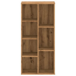 Berkfield Bookcase Artisian Oak 50X25X105 Cm Engineered Wood - thumbnail 4
